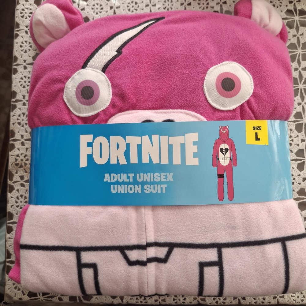 Fortnite Pink Bear Union Suit for Women